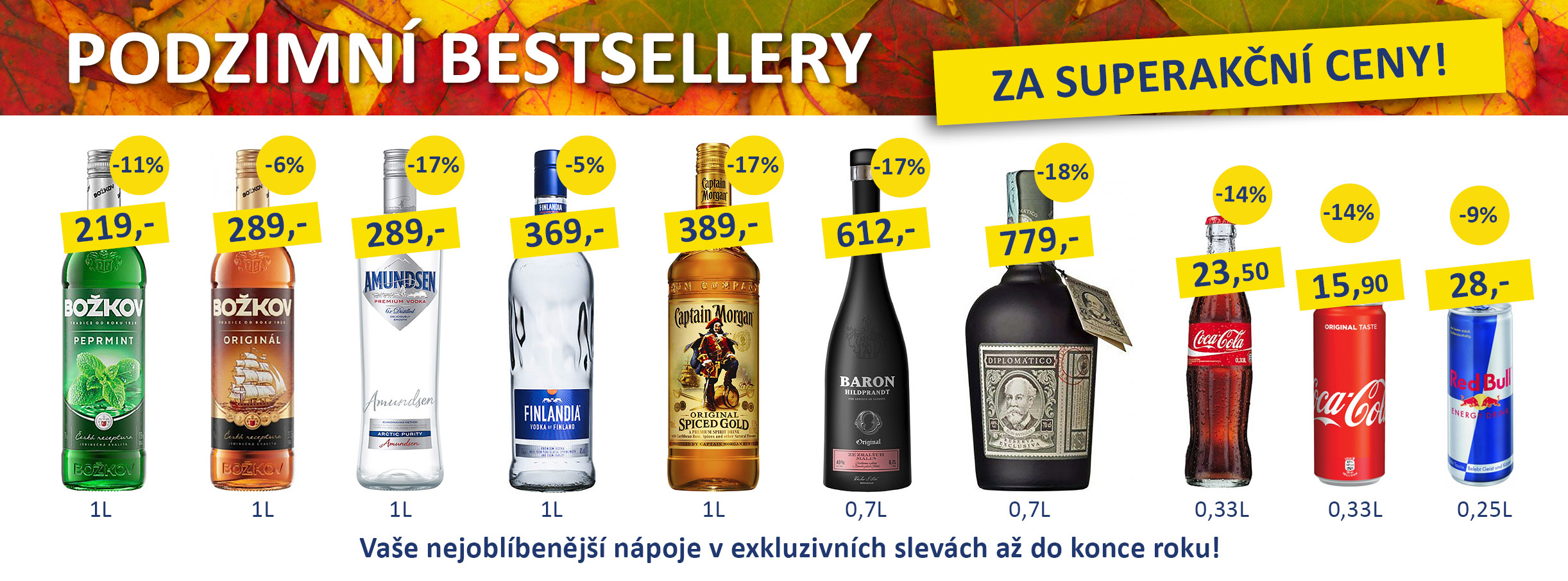 Podzimní bestsellery