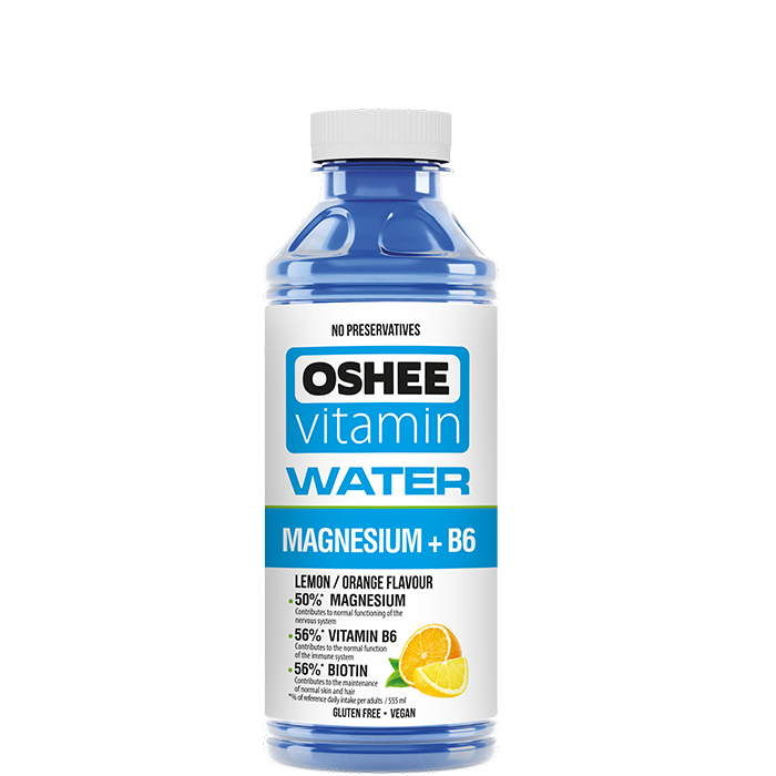 detail Vitamínová voda OSHEE Magnesium+B6 555ml